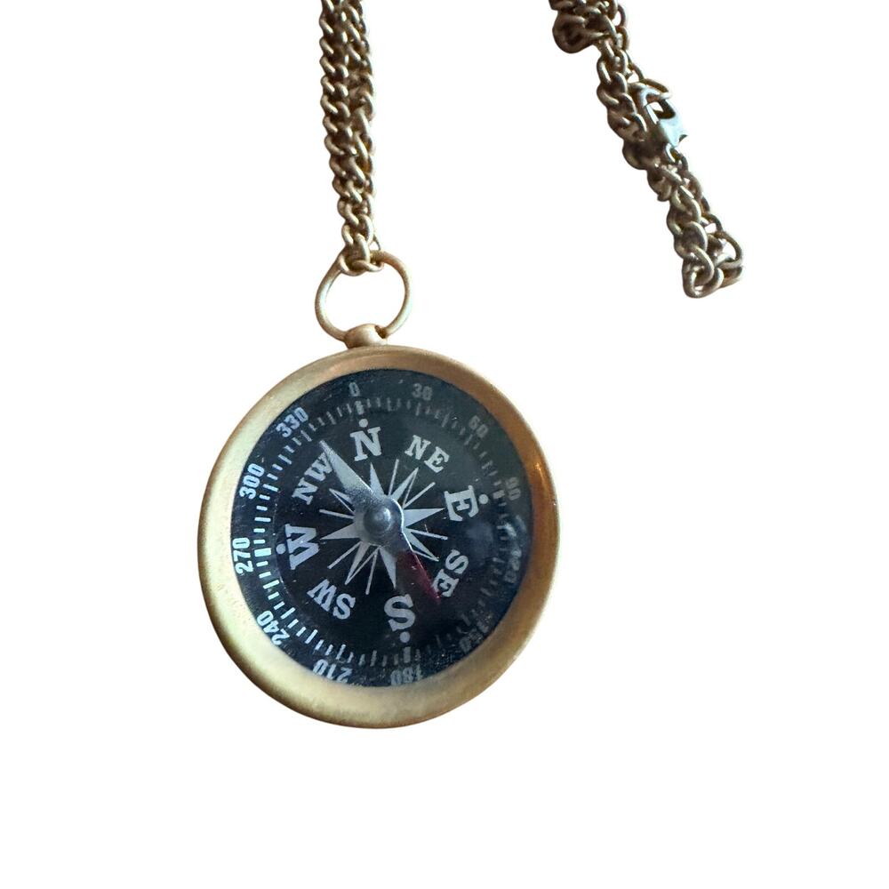 Your Tubbo Compass Necklace Gold Tone Pendant Dream SMP TommyInnit Fan Jewelry